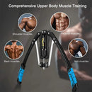 Hydraulic Arm Force Adjustable Resistance Durable for Forearm Workout - Black