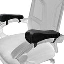 2PCS Elbow Arm Rest Cushion Chair Armrest Pads Memory Foam Office Support Pillow - Grey