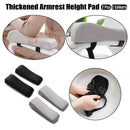 2PCS Elbow Arm Rest Cushion Chair Armrest Pads Memory Foam Office Support Pillow - Grey