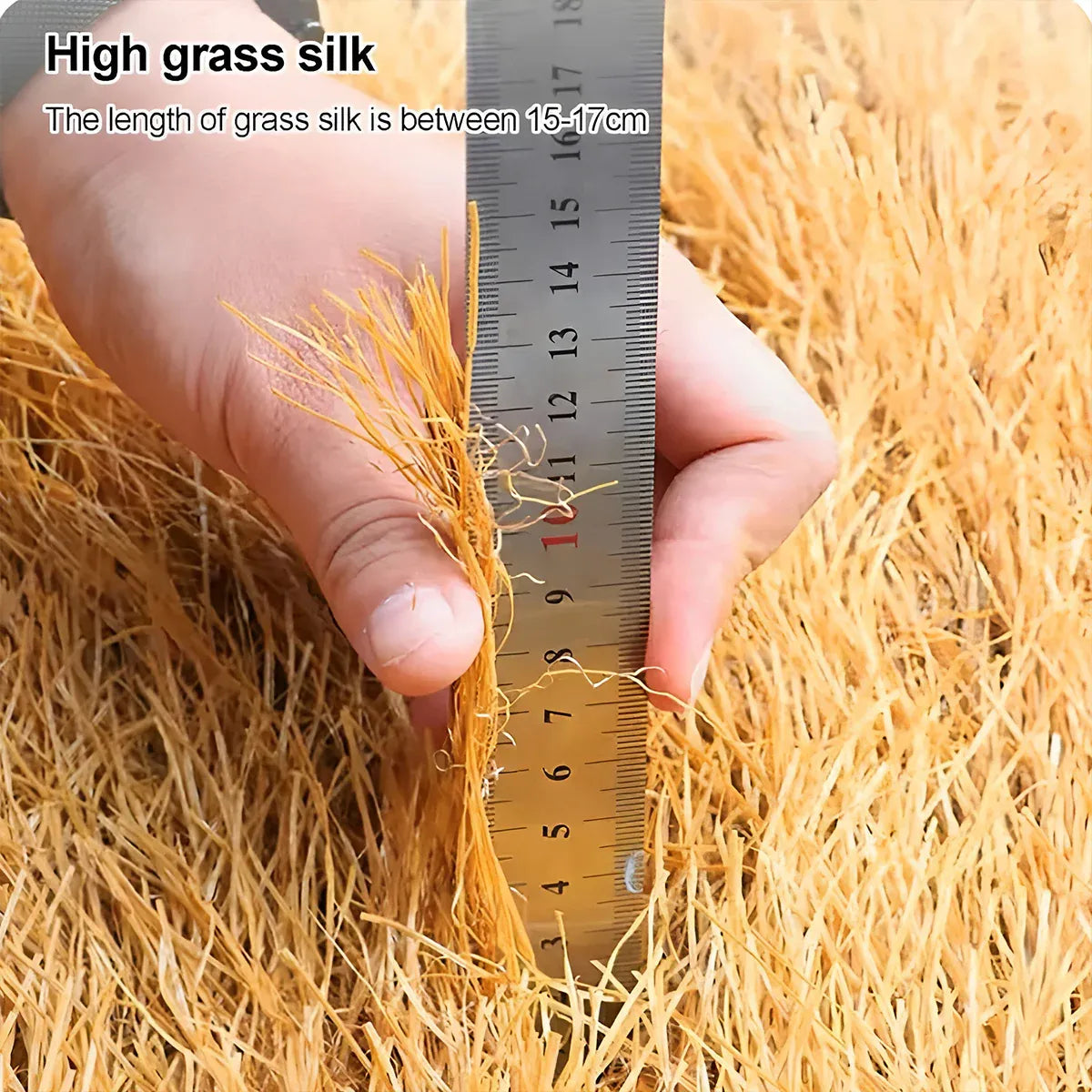 Artificial Thatch Roofing Simulation Straw for Garden Sheds Gazebos Cabins