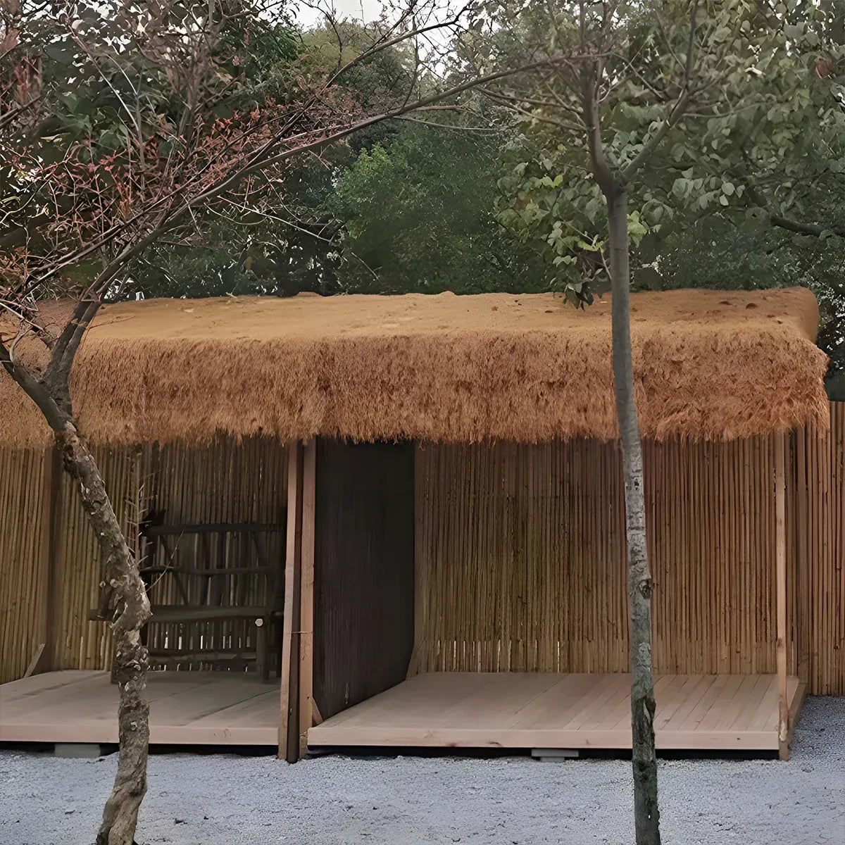 Artificial Thatch Roofing Simulation Straw for Garden Sheds Gazebos Cabins