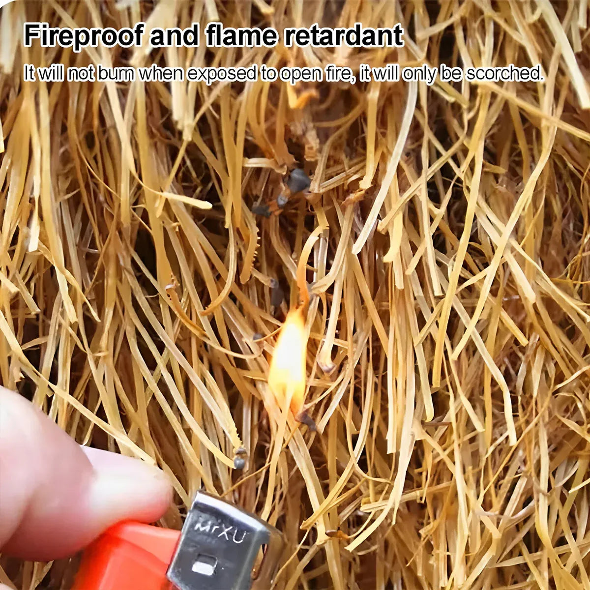 Artificial Thatch Roofing Simulation Straw for Garden Sheds Gazebos Cabins