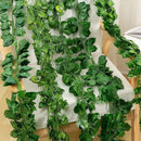 12 X 2M Artificial Ivy Vine Fake Foliage Flower Hanging Leaf Garland Plant Party - Sweet Potato Leaves