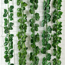12 X 2M Artificial Ivy Vine Fake Foliage Flower Hanging Leaf Garland Plant Party - Sweet Potato Leaves