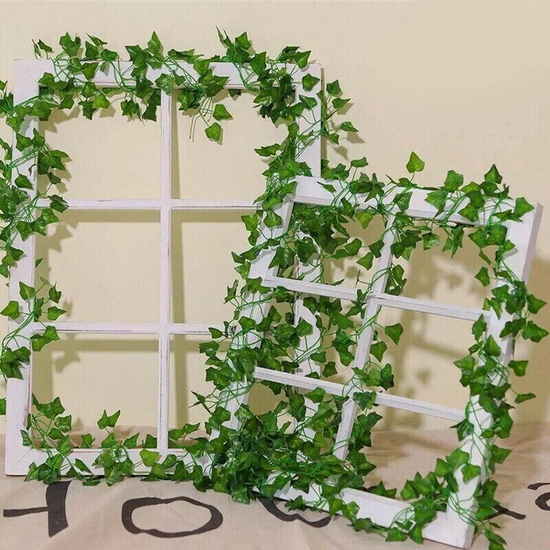 12 X 2M Artificial Ivy Vine Fake Foliage Flower Hanging Leaf Garland Plant Party - Grape Leaves