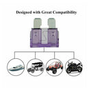 100PCS Standard Blade Auto Car Assorted Fuses Assortment Kits Sets 2A-35A With Box
