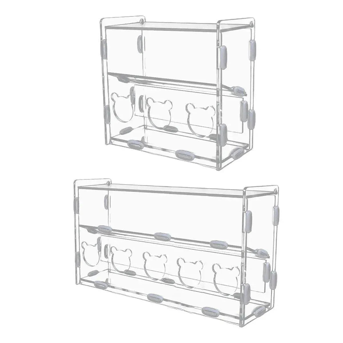 Automatic Acrylic Chicken Feeder Rutin Pet Supplies for Poultry Feeding System - 5 Holes