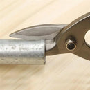 250mm Aviation Tin Snip Heavy Duty Metal Cutting Shears Industrial Scissors Tool - Right-curved sciss