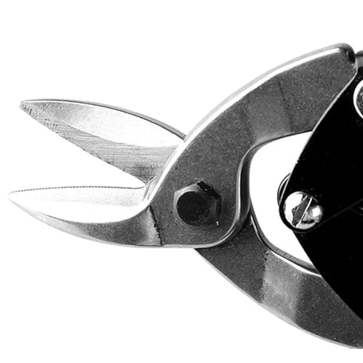 250mm Aviation Tin Snip Heavy Duty Metal Cutting Shears Industrial Scissors Tool - Straight scissors