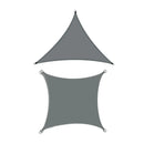 Waterproof Outdoor Shade Sail Garden Sun Canopy UV Protection Patio Awning Cloth - 4x4x4m Triangle