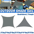 Waterproof Outdoor Shade Sail Garden Sun Canopy UV Protection Patio Awning Cloth - 4x4x4m Triangle