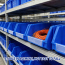 2PCS Thickened Slanted Plastic Storage Box for Screws Nuts Crafts Storage Use - Yellow