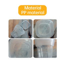 Baby Food Storage Cups with Lids and Tray, 70ml, Set of 8