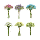 16pcs Artificial Foam Full Star Flowers Wedding Bouquet Home Decor Simulation - Green