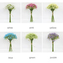 16pcs Artificial Foam Full Star Flowers Wedding Bouquet Home Decor Simulation - Yellow