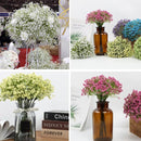 16pcs Artificial Foam Full Star Flowers Wedding Bouquet Home Decor Simulation - Yellow