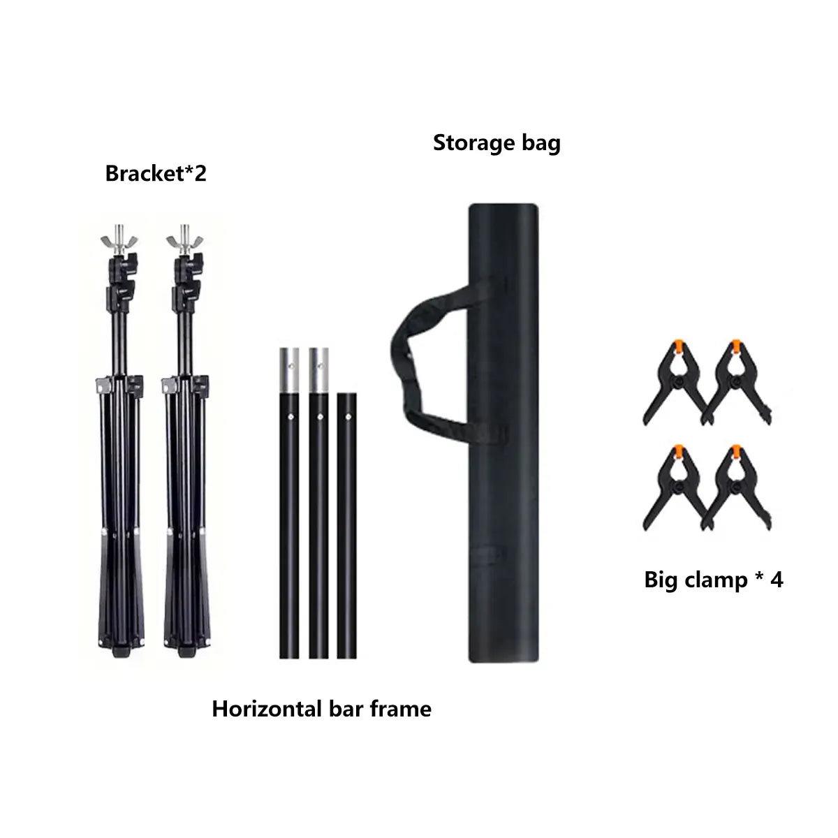 Live Streaming Photography Backdrop Frame Sturdy Durable for Video Shooting