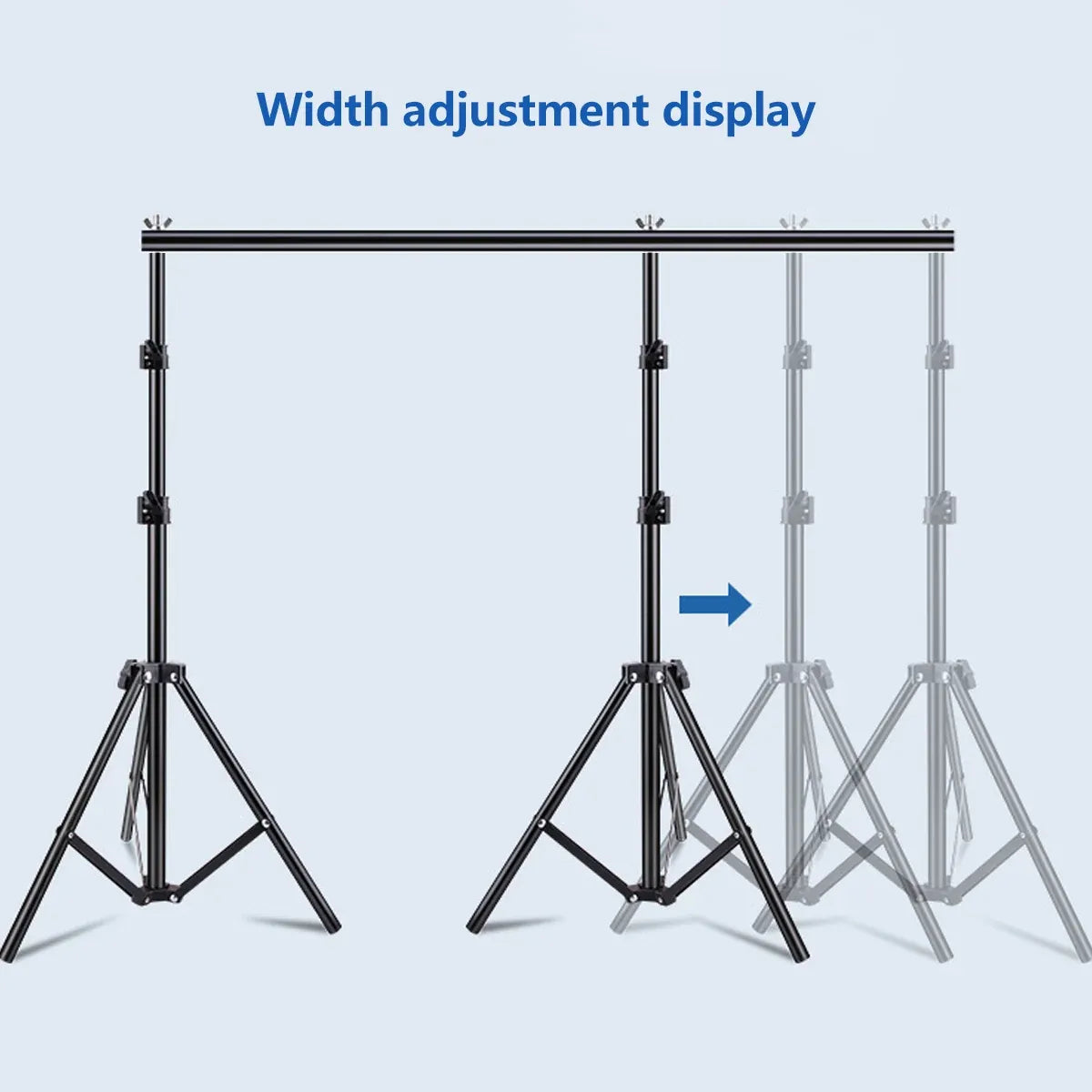 Live Streaming Photography Backdrop Frame Sturdy Durable for Video Shooting