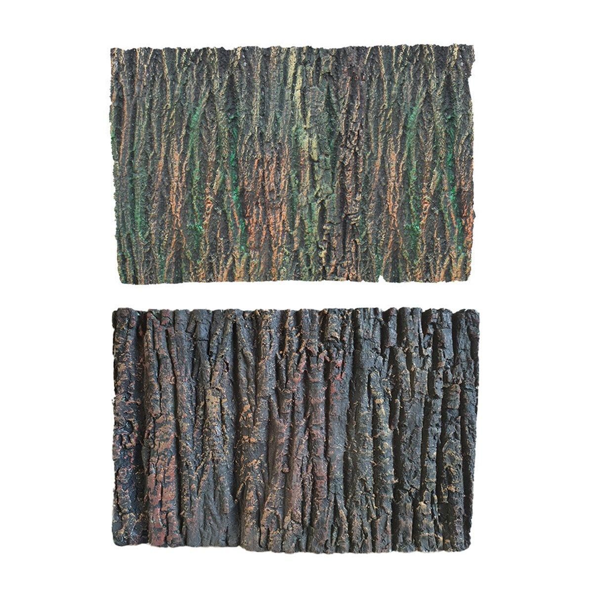 3D Reptile Box Background Plate Rock Stereoscopic Aquascape Tank Decoration - 2