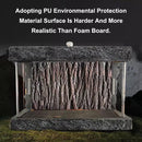 3D Reptile Box Background Plate Rock Stereoscopic Aquascape Tank Decoration - 2