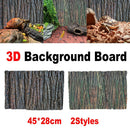 3D Reptile Box Background Plate Rock Stereoscopic Aquascape Tank Decoration - 1