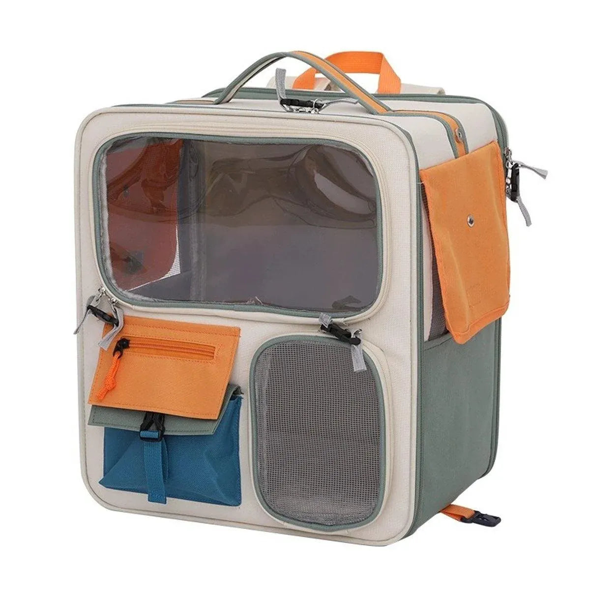 Large Capacity Pet Backpack for Cats Dogs Travel Carrier Ideal for Outdoor Use