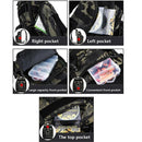 Fishing Tackle Backpack Storage Bag Shoulder Fishing Gear Bags Outdoor Backpack - Black