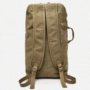 Large Capacity Travel Backpack for Men Outdoor Sports Bag Canvas Rucksack - Black-Big