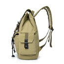 Unisex Retro Rucksack Large Capacity Travel Bag Leisure Backpack Schoolbag - Khaki