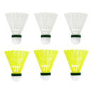 6PCS Nylon Badminton Shuttlecocks Durable High Speed for Training