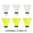 6PCS Nylon Badminton Shuttlecocks Durable High Speed for Training
