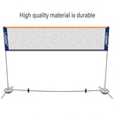 Portable Outdoor Badminton Net Set Easy Setup Adjustable Height Sports Equipment - 3.1M