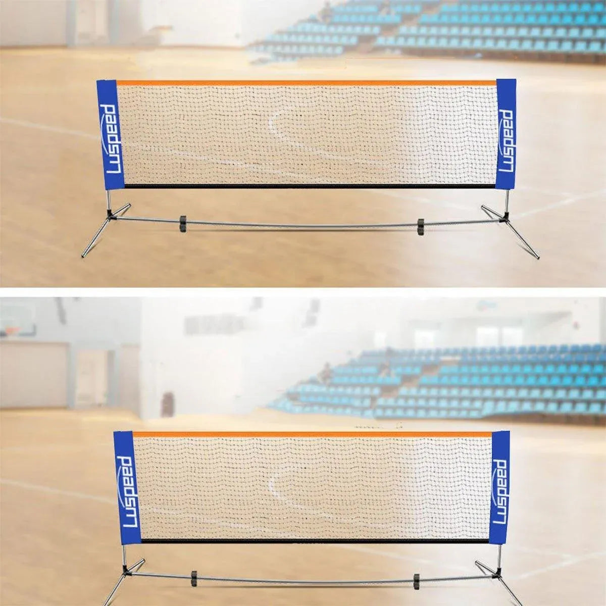 Portable Outdoor Badminton Net Set Easy Setup Adjustable Height Sports Equipment - 3.1M