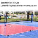 Portable Outdoor Badminton Net Set Easy Setup Adjustable Height Sports Equipment - 4.1M