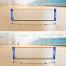 Portable Outdoor Badminton Net Set Easy Setup Adjustable Height Sports Equipment - 4.1M