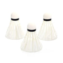 12 Pcs Badminton Shuttlecocks Durable Gooes Feather Badminton Ball For Training
