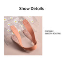10pcs Small Fresh Transparent PVC Tote Bag Wedding Candy Gift Bag Daisy Design - Beige - L