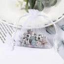 Organza Bag Sheer Bags Jewellery Wedding Candy Packaging Sheer Bags 13*18 cm - Dark Purple
