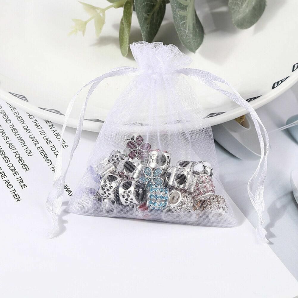 Organza Bag Sheer Bags Jewellery Wedding Candy Packaging Sheer Bags 13*18 cm - Lake Blue