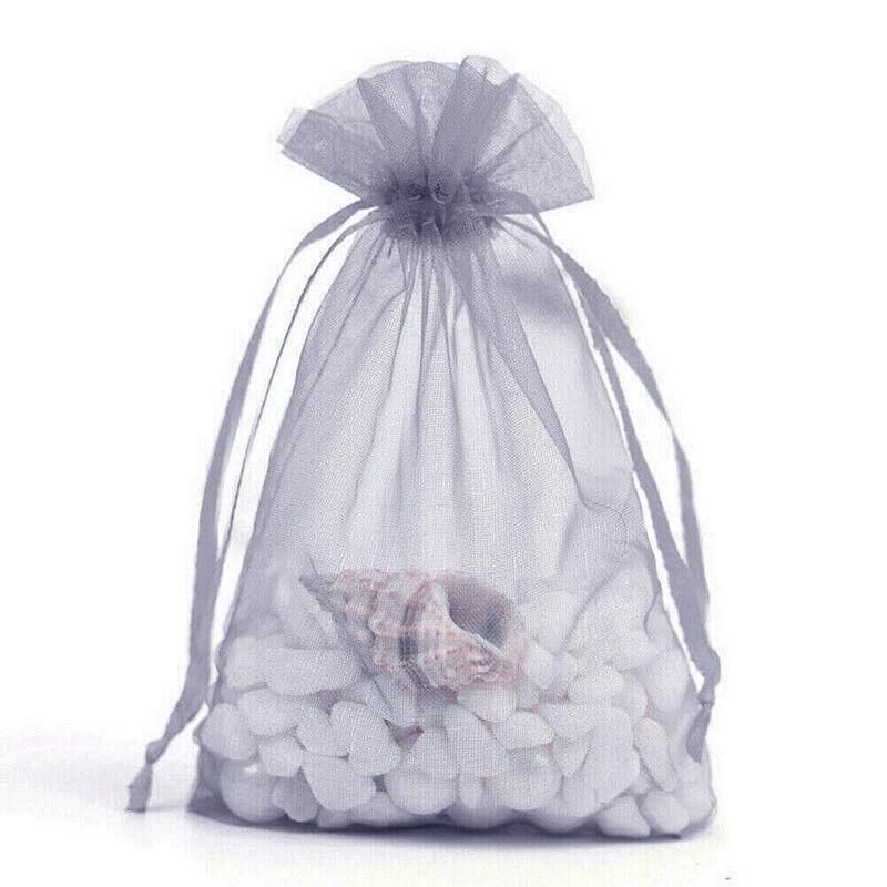 Organza Bag Sheer Bags Jewellery Wedding Candy Packaging Sheer Bags 13*18 cm - Lake Blue