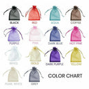 Organza Bag Sheer Bags Jewellery Wedding Candy Packaging Sheer Bags 13*18 cm - Light Blue