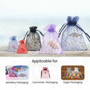 Organza Bag Sheer Bags Jewellery Wedding Candy Packaging Sheer Bags 13*18 cm - Pink