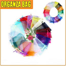 Organza Bag Sheer Bags Jewellery Wedding Candy Packaging Sheer Bags 13*18 cm - Red