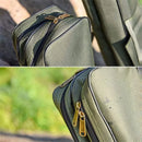 150cm Portable Foldable Fishing Rod Carrier Fish Pole Tools Storage Bag Case - Black
