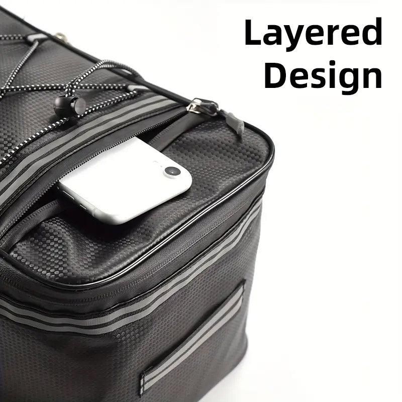 Bike Saddle Bag Waterproof Cycling Tail Bag Backseat Storage Riding Equipment