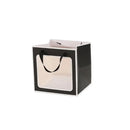 20PCS Open Window for Flower Doll Wedding Gift Transparent Square Packaging Bag - Pink 15-15-15cm