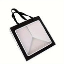 20PCS Open Window for Flower Doll Wedding Gift Transparent Square Packaging Bag - Pink 15-15-15cm