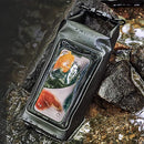 Outdoor Crossbody Bag Two-in-One Mobile Phone Waterproof Bag PVC Swimming - Blue