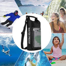 Outdoor Crossbody Bag Two-in-One Mobile Phone Waterproof Bag PVC Swimming - Green