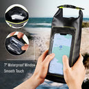 Outdoor Crossbody Bag Two-in-One Mobile Phone Waterproof Bag PVC Swimming - Yellow